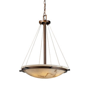 LumenAria LED 27 inch Brushed Nickel Pendant Ceiling Light in 5000 Lm LED
