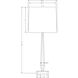 Baby Zoe 29.75 inch 150.00 watt Antique Brass Table Lamp Portable Light in 30, Low