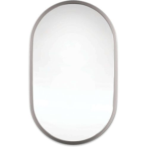 Canal 40 X 24 inch Polished Nickel Mirror