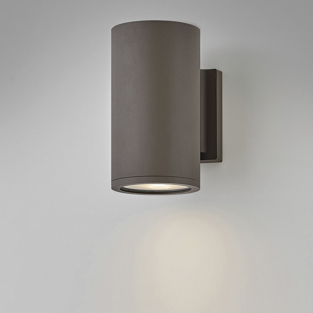 Coastal Elements Silo LED 8 inch Architectural Bronze Outdoor Wall Mount Lantern, Down Light