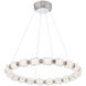Forever Seduction LED 25.13 inch Polished Nickel Pendant Ceiling Light, Circular