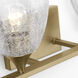 Drew & Jonathan Toffino 4 Light 36 inch Satin Brass Vanity Light Wall Light