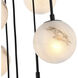 Nightfall 7 Light 18.5 inch Black Pendant Ceiling Light