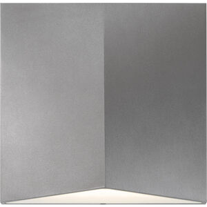 Ridgeline LED 8 inch Textured Gray Indoor-Outdoor Sconce, Inside-Out