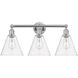 Berkshire 3 Light 26 inch Polished Chrome Bath Vanity Light Wall Light in Clear