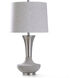 Dante 33.25 inch 150.00 watt Concrete and Brushed Nickel Table Lamp Portable Light