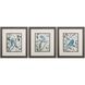 Florals Collection Blue Framed Art