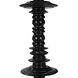 Ferret Hand Rubbed Black Bed, Queen