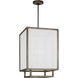 Thom Filicia Brockway 4 Light 16.25 inch Weathered Oak Wood Lantern Pendant Ceiling Light