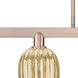Preston Island Light Ceiling Light in Antique Copper, Mercury Glass