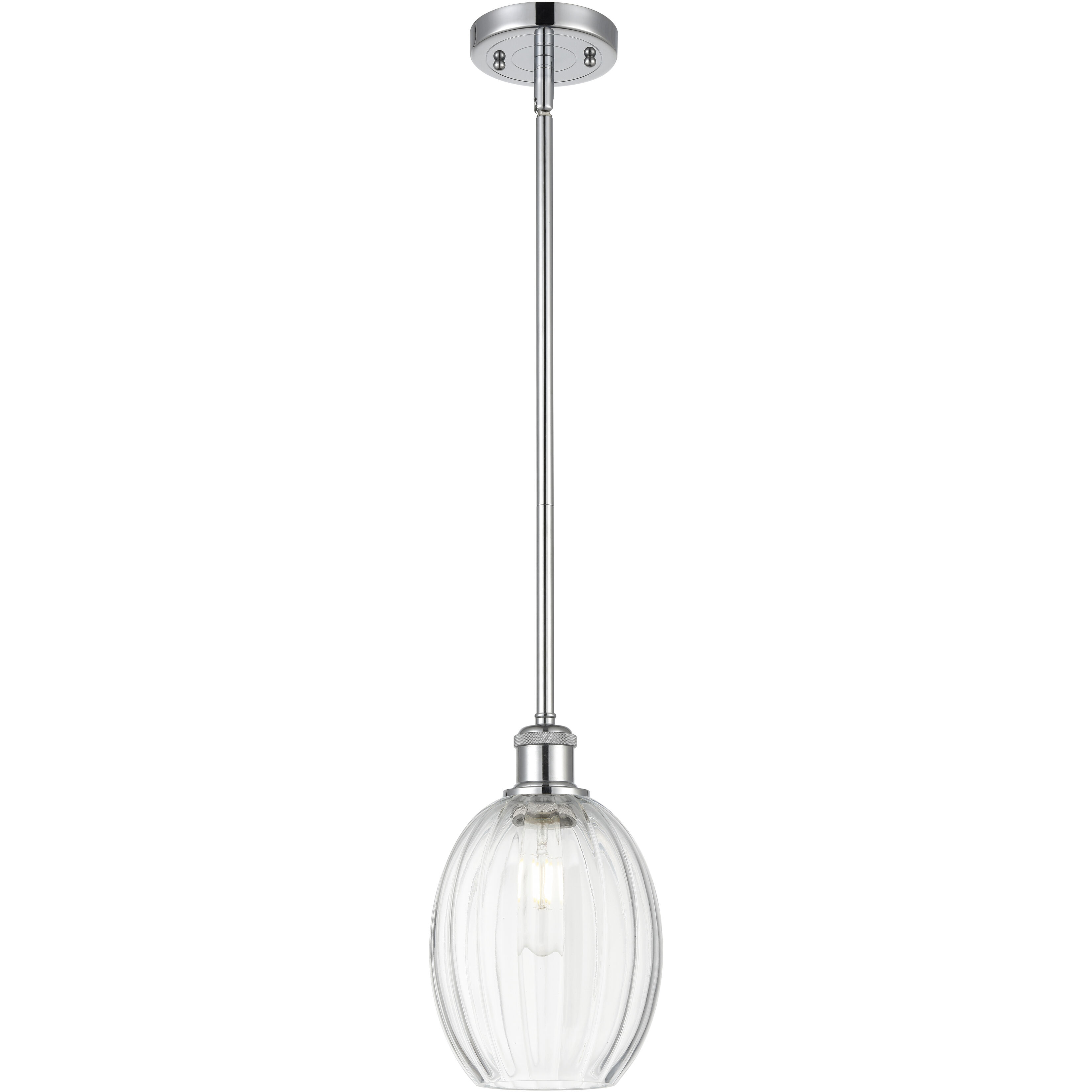 Ballston Preston 1 Light 6.25 inch Polished Chrome Mini Pendant Ceiling Light in Clear