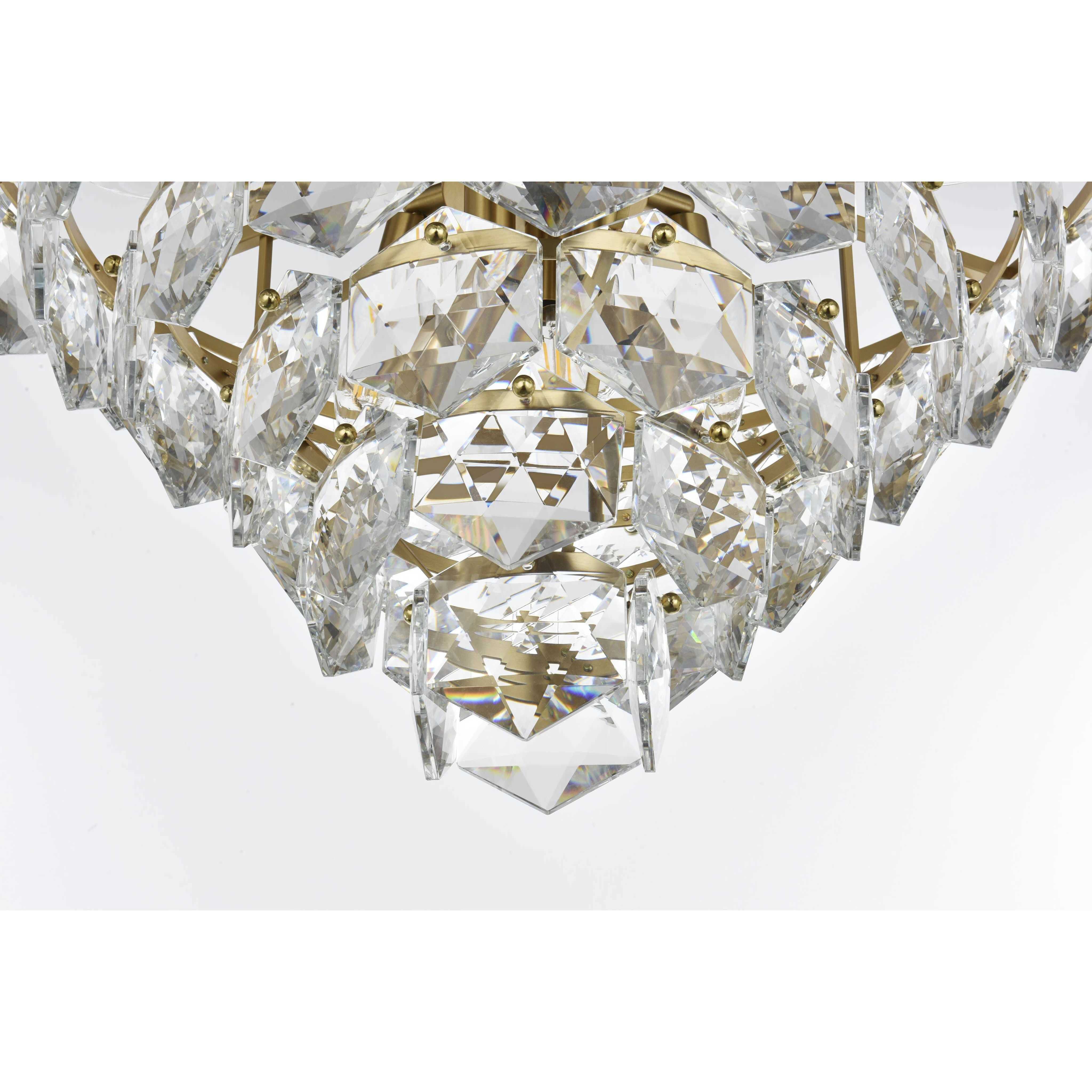Adaline 11 Light 24 inch Satin Gold Chandelier Ceiling Light