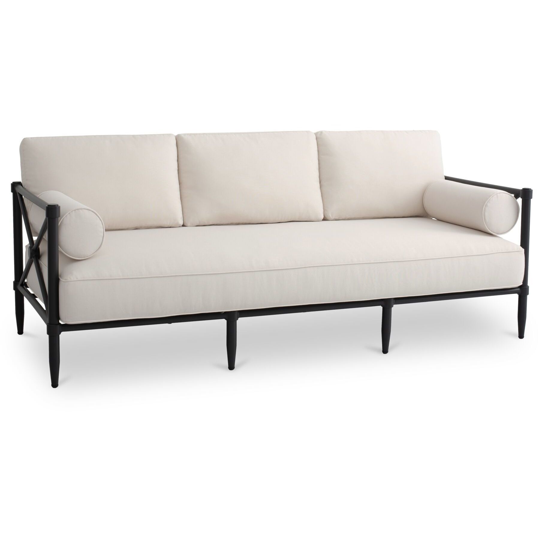 Willow White Outdoor Sofa