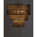 Arena 8 Light 20 inch Antique Brass Pendant Ceiling Light