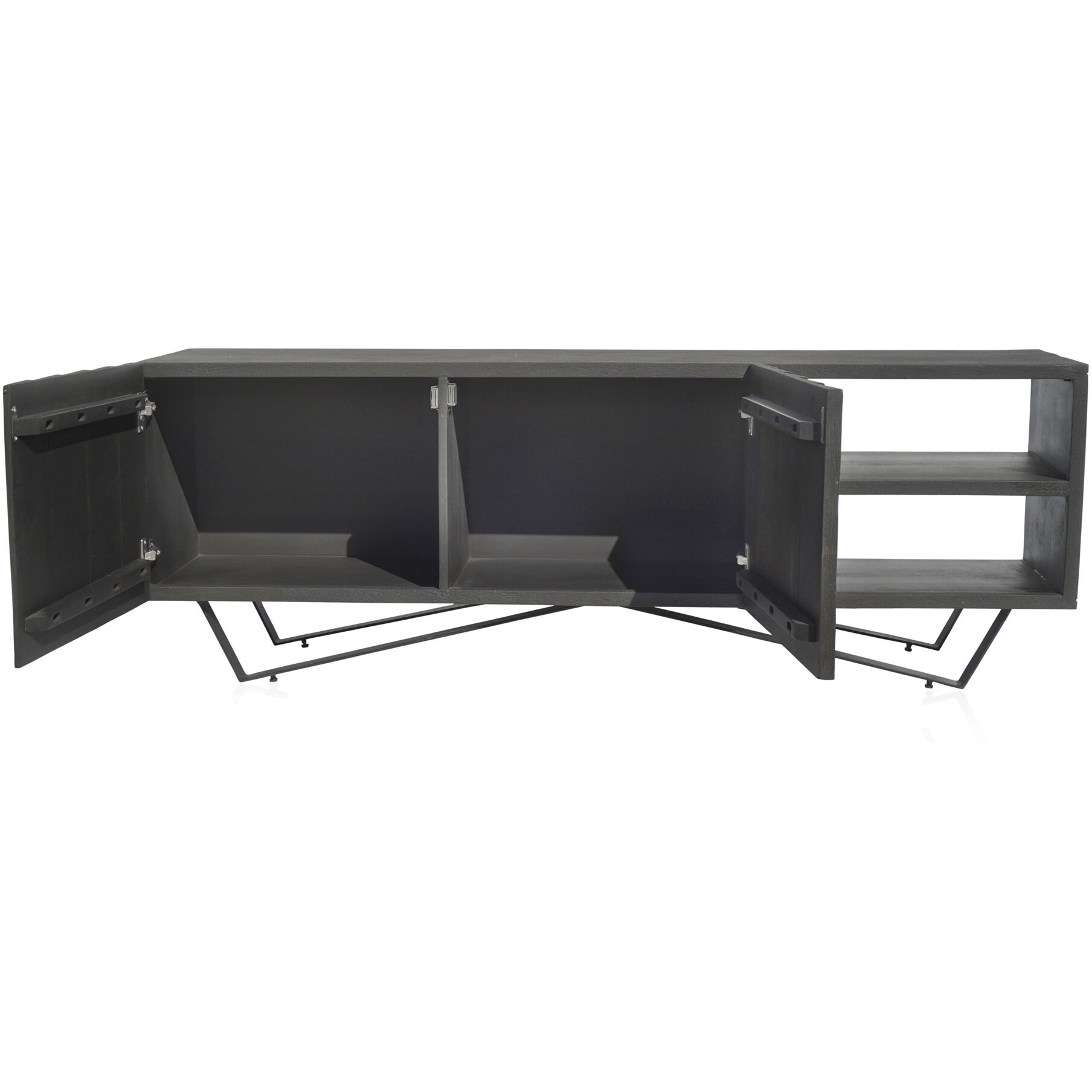 Brolio 63 X 16 inch Grey Media Console