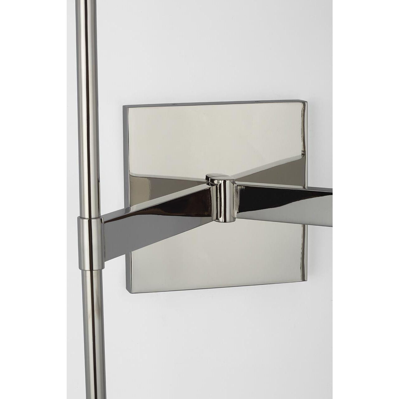 Waterford Blaze Tail Sconce Wall Light in Polished Nickel