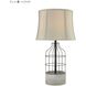 Rochefort 27 inch 100 watt Oil Rubbed Bronze with Gray Outdoor Table Lamp