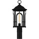 Brampton 1 Light 20.25 inch Matte Black Outdoor Post Lantern