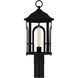 Brampton 1 Light 20 inch Matte Black Outdoor Post Lantern