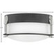 Colbin LED 7 inch Aged Zinc with Polished Nickel Indoor Flush Mount Ceiling Light