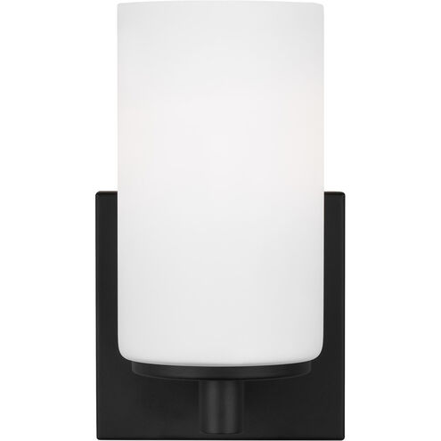 Hettinger 1 Light 4.5 inch Midnight Black Wall Bath Fixture Wall Light