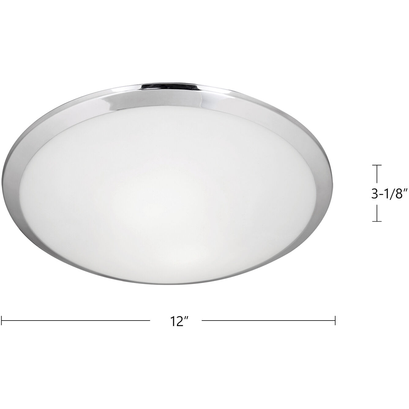 Malta 1 Light 12 inch Brushed Nickel Flush Mount Ceiling Light