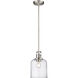 Kinsley 1 Light 8 inch Brushed Nickel Pendant Ceiling Light