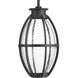 Pier 33 LED 8.13 inch Black Outdoor Hanging Lantern