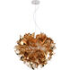 Canada 1 Light 24 inch Shiny Gold Chandelier Ceiling Light