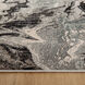 Artema 94 X 32 inch Black/Grey Rug in 2 x 8