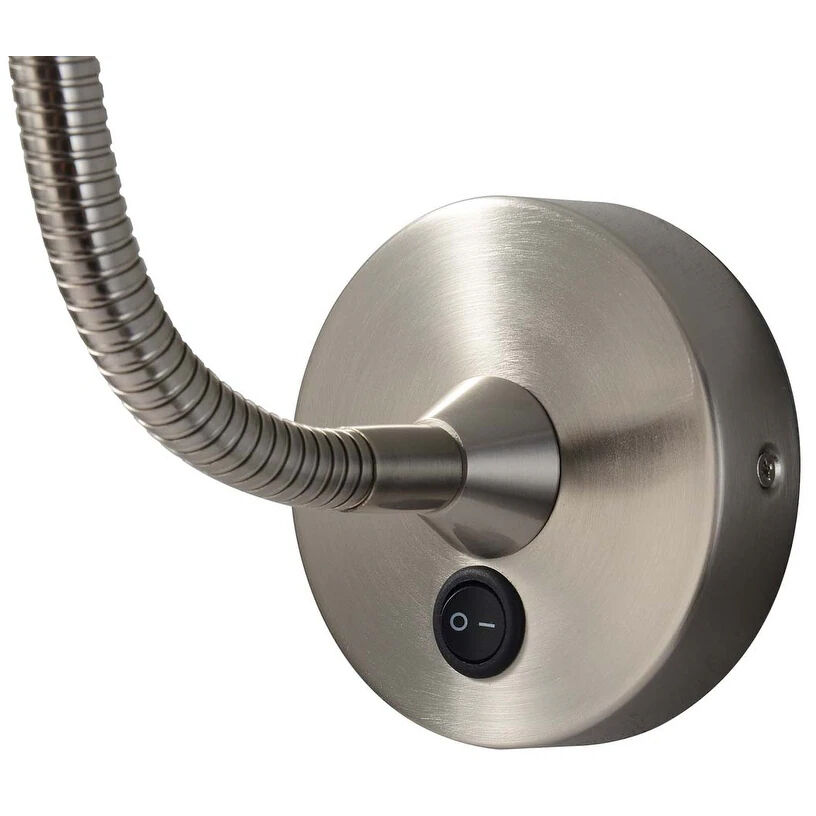 Bradbury LED 4.5 inch Satin Nickel Sconce Wall Light