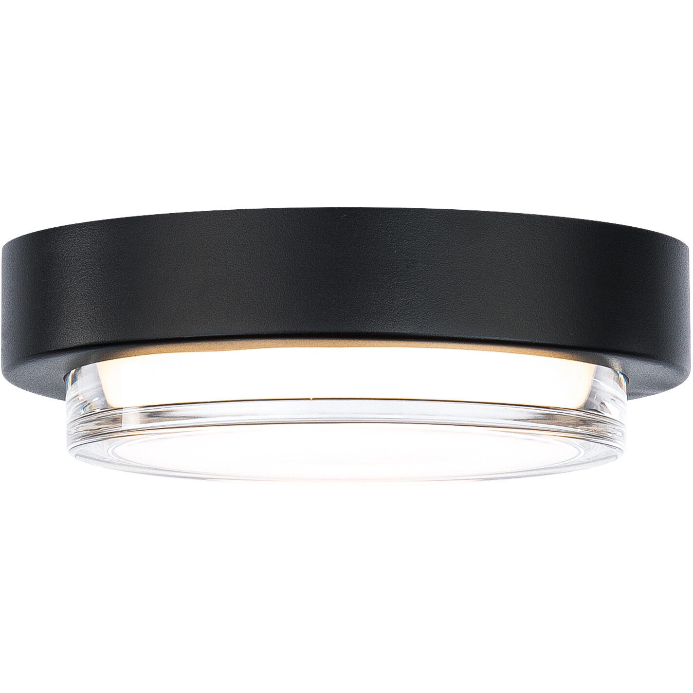 Kind LED 8 inch Black Flush Mount Ceiling Light in 2700K