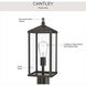 Cantley 1 Light 18.25 inch Antique Bronze Outdoor Post Mount Lantern Light