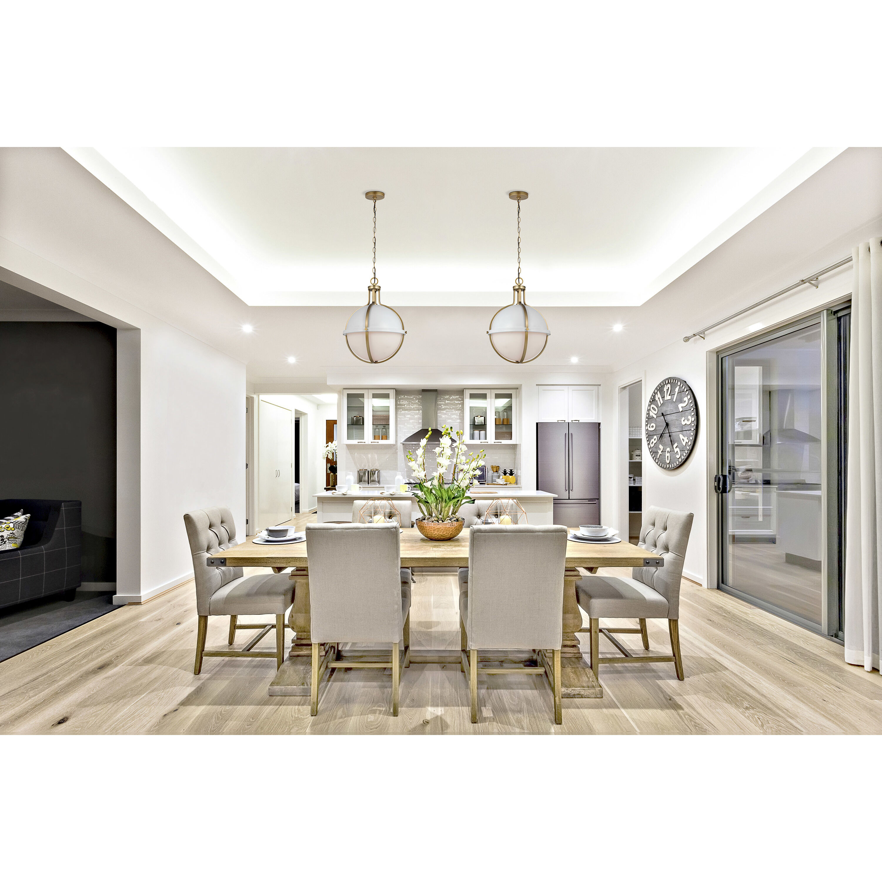 Lincoln 1 Light 16 inch Matte White Pendant Ceiling Light