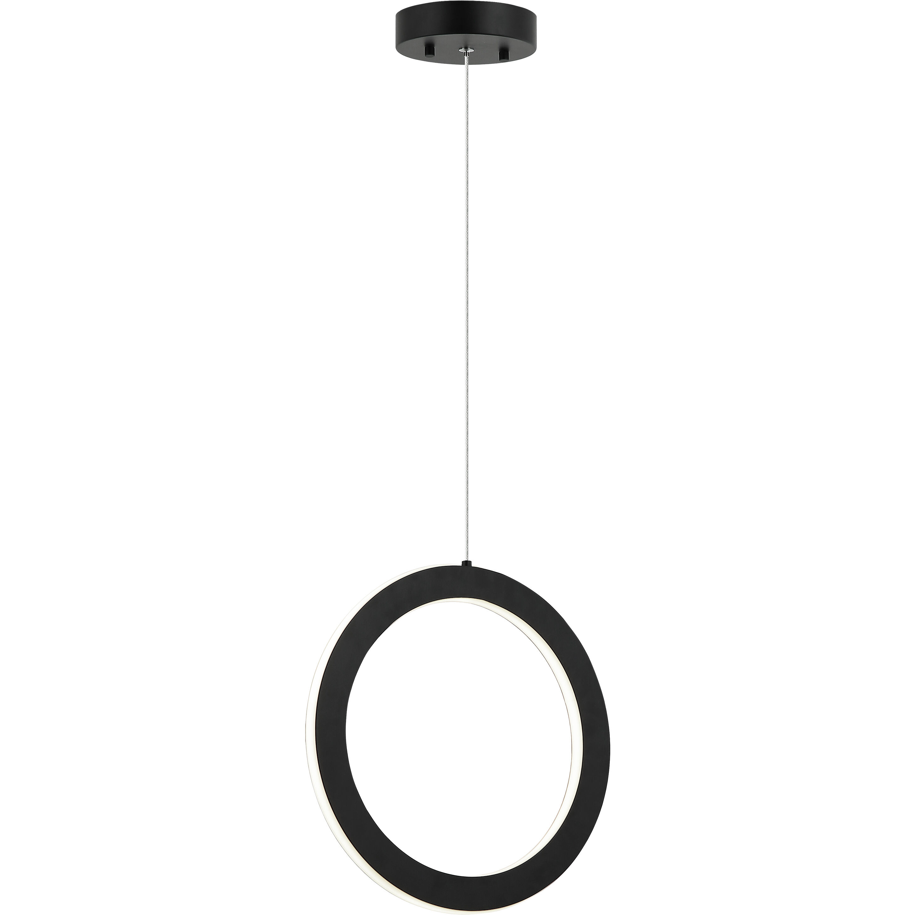 Victoria LED 12 inch Black Pendant Ceiling Light