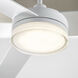 Cirque 56 inch Matte White Ceiling Fan