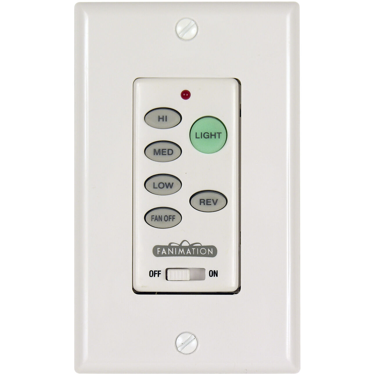 Controls White Fan Wall Control