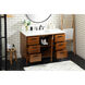 Baldwin 48 X 22 X 34 inch Teak Vanity Sink Set