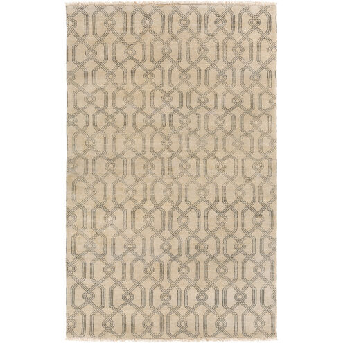 Stanton 72 X 48 inch Charcoal/Khaki Rugs, Wool and Cotton