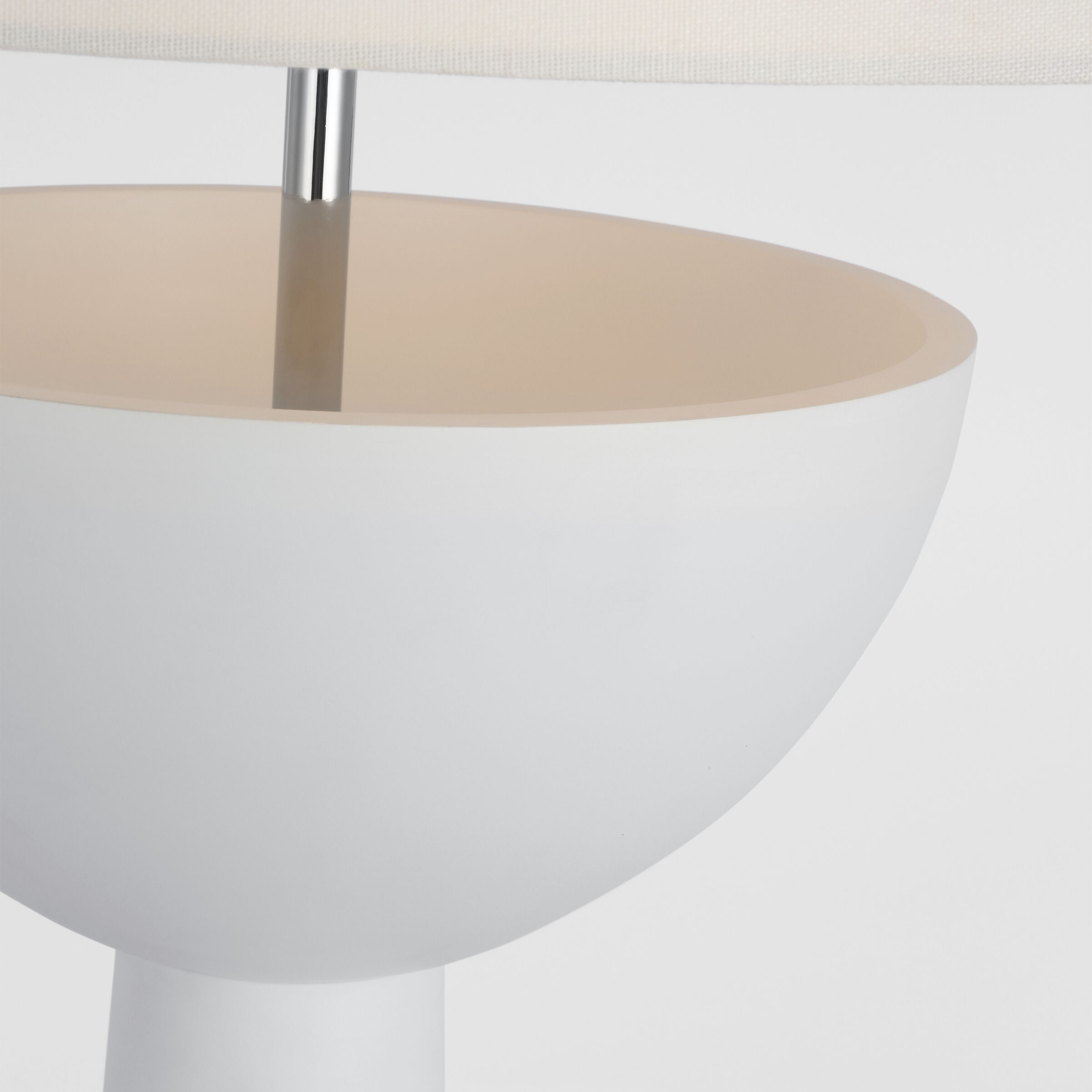 Ray Booth Eadan 26 inch 15 watt Plaster White Table Lamp Portable Light