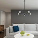 Lansdale 5 Light 19 inch Scandinavian Gray Chandelier Ceiling Light