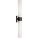 Sutton 2 Light 5 inch Matte Black Sconce Wall Light