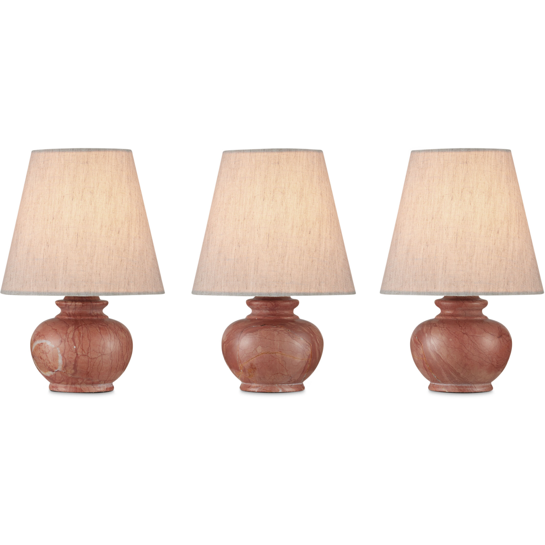 Piccolo 9 inch 25.00 watt Natural Rose Mini Table Lamp Portable Light