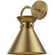 Alora Mood Emerson 1 Light 8.75 inch Aged Gold Bath Vanity Light Wall Light