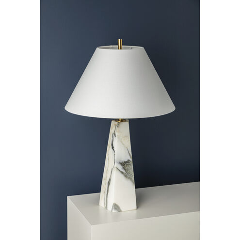 Benicia 30 inch 15.00 watt Aged Brass Table Lamp Portable Light