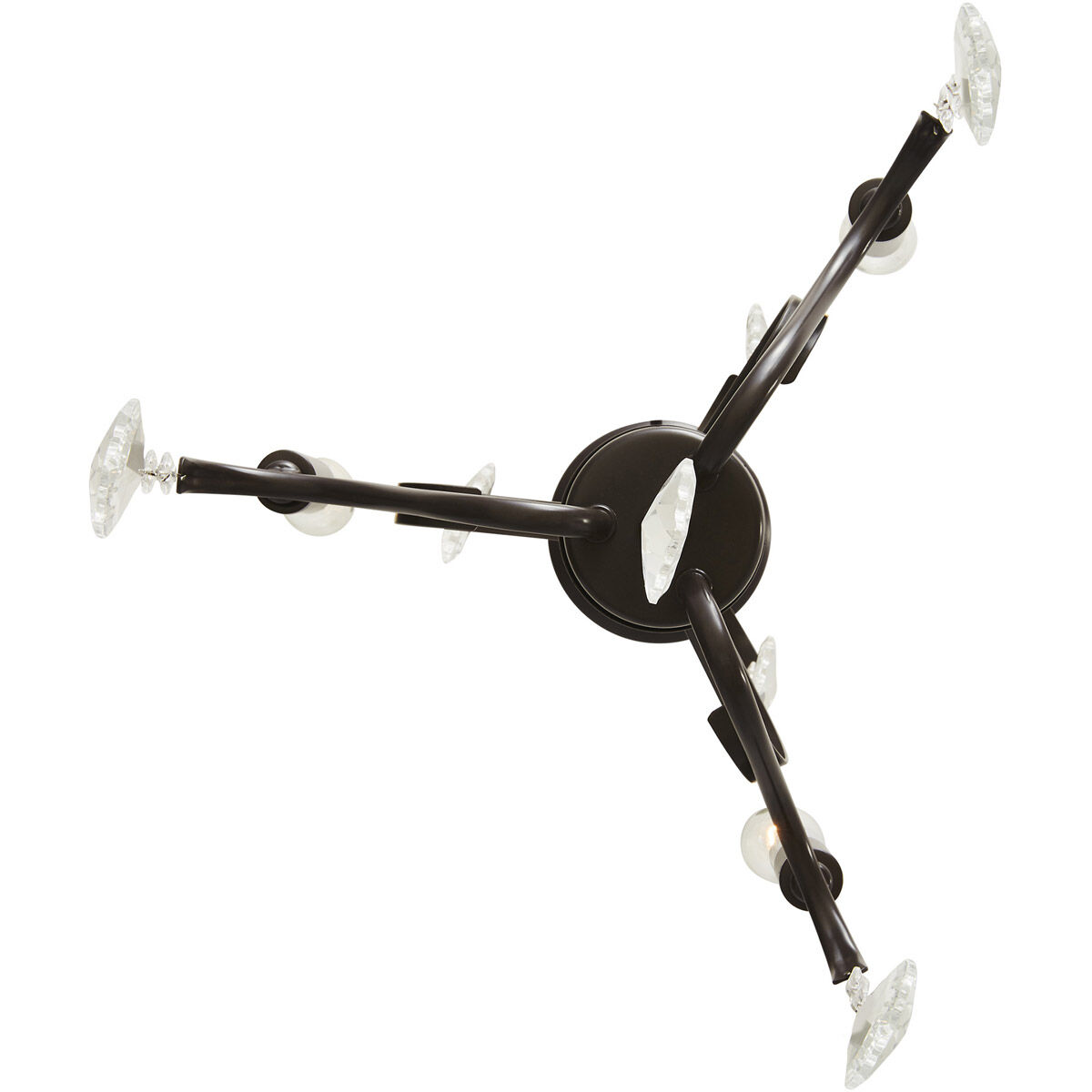 Caterina 3 Light 13 inch English Bronze Mini Chandelier Ceiling Light