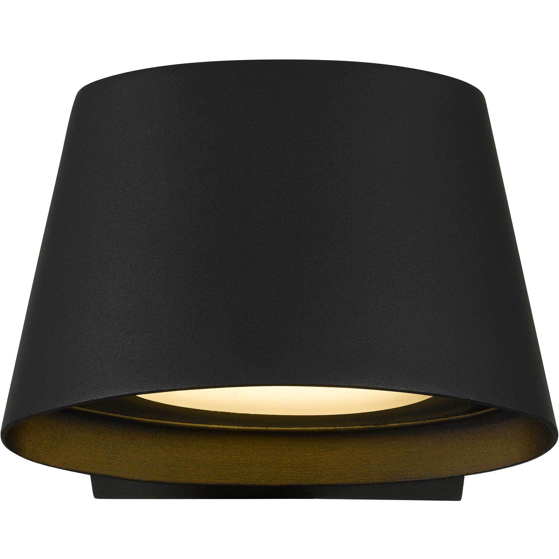 Grace LED 5 inch Sand Black Outdoor Wall Sconce