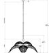 Taormina 8 Light 49.75 inch Brass Chandelier Ceiling Light