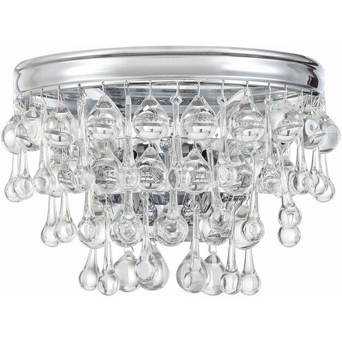 Calypso 2 Light 10.75 inch Polished Chrome Sconce Wall Light