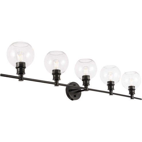 Collier 5 Light 47 inch Black Wall sconce Wall Light
